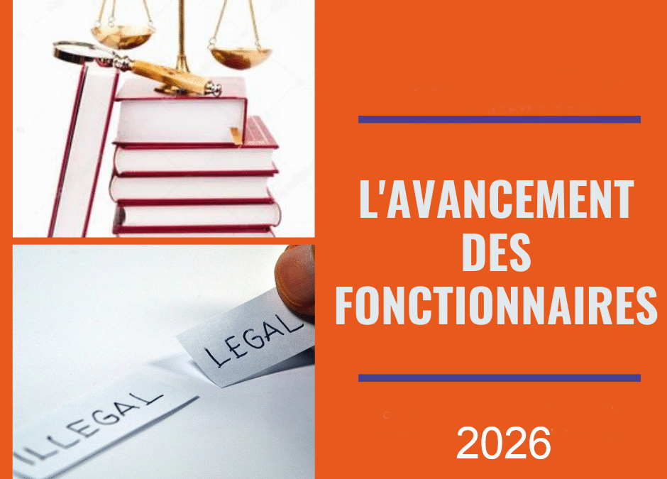 Avancement des fonctionnaires 2026