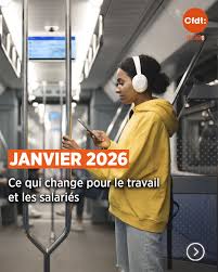Janvier 2026 : ce qui change
